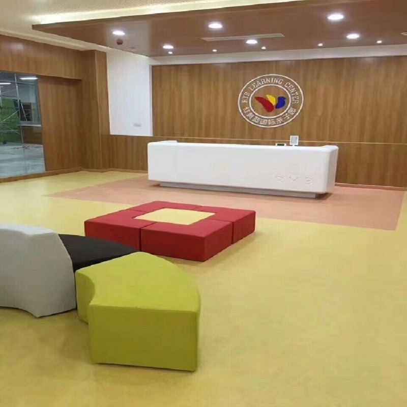91视频网站在线观看塑膠地板案例欣賞|紅黃藍幼兒園